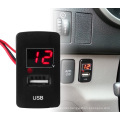 USB Charger with Voltmeter for Toyota / Honda